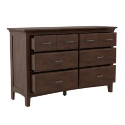Modern Mission 6 Drawer Dresser In Vintage Oak Finish - Vintage Oak - 6-drawer -Bed Frame Shop 852d5036 fa75 4c04 8080 3b6bcbdb79a5