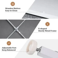 VredHom Vertical 5 Drawers Storage Tower - Dark Grey - 5-drawer -Bed Frame Shop 87167963 9a1e 422f b92a 0867f9d24410