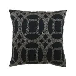 Contemporary Black/Multi 17" X 17" Pillow (2/CTN)