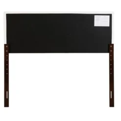 Faux Leather Adjustable Height Headboard - Black - Twin -Bed Frame Shop 883edfec 7d8f 474c 826d 1ffcecc39b1d