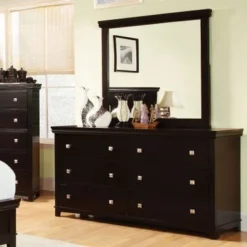 6 Drawers Wooden Dresser - Espresso -Bed Frame Shop 88a29b68 e011 470b 909f 788f6ace91cd