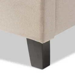 Modern Beige Fabric Platform Bed By Baxton Studio - Full Size Bed-Beige -Bed Frame Shop 8a29736b f919 4b5b 86e3 f278c141ac83