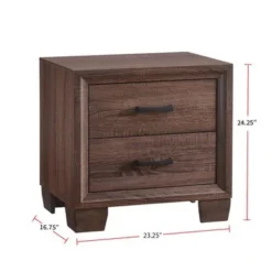 Wooden Twin Panel Bedroom Set In Medium Warm Brown - 4 Piece -Bed Frame Shop 8a53b44b 043b 45b3 9edd ba0312e57e32