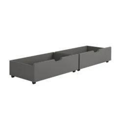 Dual Underbed Drawers - Dark Grey - Twin