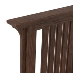 Modern Mission Vintage Oak Finish Wood Bed - Queen -Bed Frame Shop 8a878e3a 7afc 4566 842a b8c59f14d74a