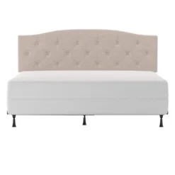 Living Essentials By Hillsdale Provence Upholstered Arch Adjustable Tufted Headboard With Frame - Glacier Gray - King -Bed Frame Shop 8b47cf1c 0331 41ee b5f6 976a50d14ddf