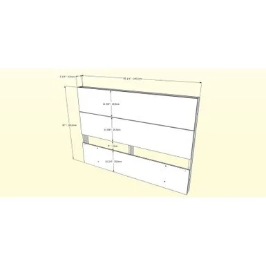 Nexera Karibou 3 Piece Bedroom Set, Truffle - Full 6 Nexera Karibou 3 Piece Bedroom Set, Truffle - Full - Image 6