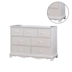 7 Drawers Wooden Dresser - White -Bed Frame Shop 8c651ab9 916e 4e8b 9e0f 3a0d62f31f32
