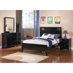 Nightstand With 2 Drawers Storage - Black -Bed Frame Shop 8d09ce89 5bab 4eef 9b29 64b1ec2687ae