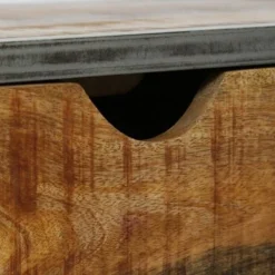 Gieke Industrial Handcrafted Mango Wood Shoe Rack By Christopher Knight Home - Natural + Gray -Bed Frame Shop 8da61962 7774 47c6 93bf 601052c1d403