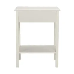 Wood Nightstand Set Of 2 With Drawers And Shelves - White -Bed Frame Shop 8f14cc6c f621 4288 94a3 6ced2cf8919e