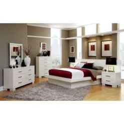 Porch & Den Lincoln Hwy White Wood/ Veneer Nightstand - 2-drawer - White -Bed Frame Shop 8f174866 2ea8 49cc a8a0 0a8323570915