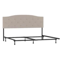 Living Essentials By Hillsdale Provence Upholstered Arch Adjustable Tufted Headboard With Frame - Glacier Gray - King -Bed Frame Shop 8f51d748 0e8a 4dcb a959 963fdbf783b2