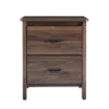Olimont Contemporary 2 Drawer Nightstand By Christopher Knight Home - Medium Brown