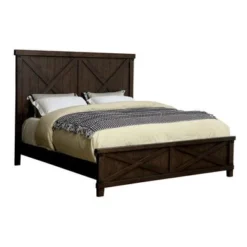 The Gray Barn Epona Farmhouse Dark Walnut Wood Bed - Queen -Bed Frame Shop 908ab526 d304 463f bbc4 c34967c68473