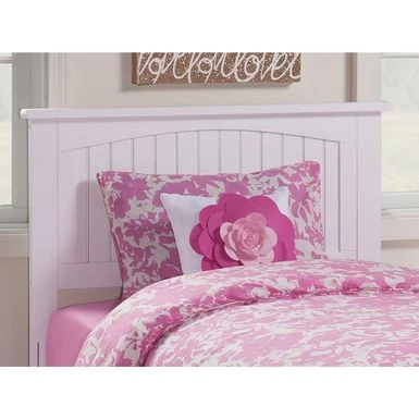 Nantucket Solid Wood Panel Headboard With Attachable USB Charger - Grey - Twin 14 Nantucket Solid Wood Panel Headboard With Attachable USB Charger - Grey - Twin - Image 14