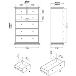 Porch & Den Virginia 6-drawer Chest - Black Lead -Bed Frame Shop 920ac4ab 606f 451b adcb 2ce517535c96