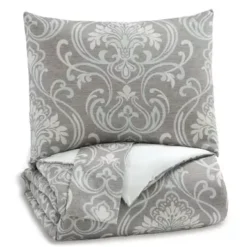 Gray/Tan Noel King Comforter Set