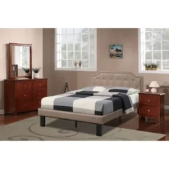 Nightstand With 2 Drawers Storage - Black -Bed Frame Shop 92d09901 21a9 4253 9a28 a534d4a20980