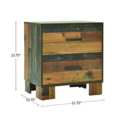 Wooden Queen King Bedroom Set In Rustic Pine - 4 Piece -Bed Frame Shop 946eb2c8 1944 4b4c 8c32 dc3b29c74c11