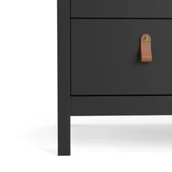 Porch & Den Madrid 3 Drawer Chest - Black Matte -Bed Frame Shop 976ab3f1 6f83 40e8 af74 3e2ca0f92b27