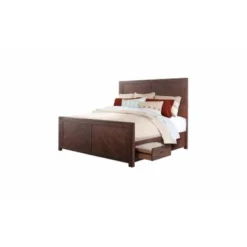 Picket House Furnishings Dex Queen Platform Storage 4PC Bedroom Set - Walnut -Bed Frame Shop 977d1697 20f7 4632 9f85 36b4146ea4fd