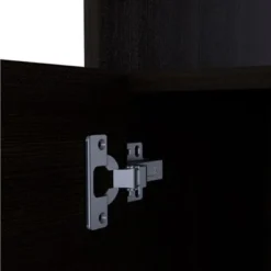 FM Furniture Bristol Nightstand With Cabinet And Open Shelf - Light Gray -Bed Frame Shop 978dc3d8 3ac5 4392 9ff3 abc1e4a57672