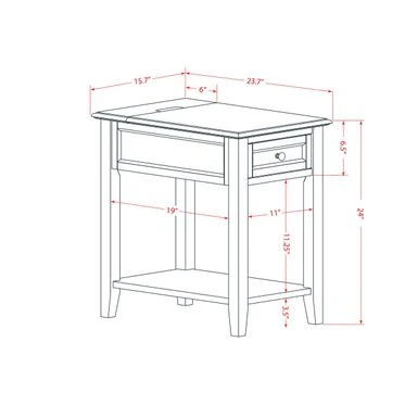 2-Piece Furniture Set With Frame - Distresses Jacobean Night Stand - Brown Faux Leather And Black Legs(Bed Size Options) - GB28F-1DE07 15 2-Piece Furniture Set With Frame - Distresses Jacobean Night Stand - Brown Faux Leather And Black Legs(Bed Size Options) - GB28F-1DE07 - Image 15