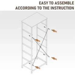 VredHom 6 Drawers Vertical Dresser Storage Tower - Grey - 6-drawer -Bed Frame Shop 97e013db 71f6 49eb 84da 2dc0439cc564