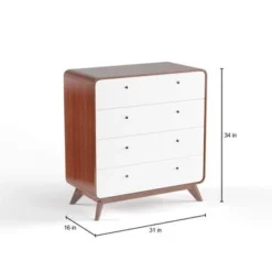 Carson Carrington Hafnarfijorour Mid-century 4-drawer Chest - Cassie Mid-Century 4-Drawer Chest -Bed Frame Shop 97fd2d7c 7f80 4d15 ac31 e3b321af91ae