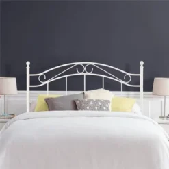 Avenue Greene Irma Metal Full/ Queen Size Headboard - Black -Bed Frame Shop 985a4b31 1a69 49a1 90d8 09bc94b68f0a