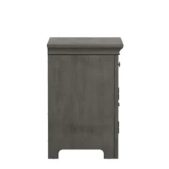 Ediline 1-drawer Wood Cupboard Nightstand With Charging Station By INSPIRE Q Classic - Antique White -Bed Frame Shop 988f7215 3003 423f b35a 12a7e2f96e31