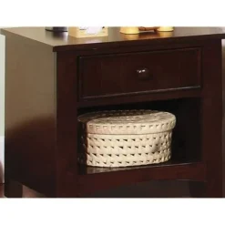 Wooden Nightstand With A Drawer - Cherry -Bed Frame Shop 98c7a41e ef4b 4045 b681 ee95f9bc018b