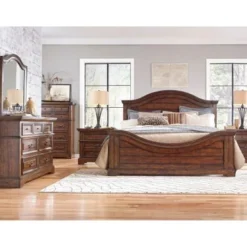 Lakewood Panel Bed By Greyson Living - Antique White - Queen -Bed Frame Shop 9910e40d 99f2 4937 b4b8 0e1c9ee638a8