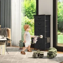 VredHom 6 Drawers Vertical Dresser Storage Tower - White - 6-drawer -Bed Frame Shop 9992db22 ac96 45dd 82b5 ebd81198bfd9