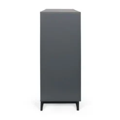 Beeson 2 Piece 4 Drawer Dresser And Nightstand Bedroom Set By Christopher Knight Home - Charcoal Gray/Black -Bed Frame Shop 9ac58b95 72be 4479 a5e8 0b74b516908f