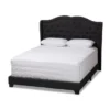 Contemporary Bed By Baxton Studio - Charcoal - King