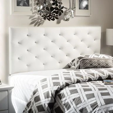 Baxton Studio Silver Orchid Ahern Contemporary Headboard - Queen - Black 5 Baxton Studio Silver Orchid Ahern Contemporary Headboard - Queen - Black - Image 5