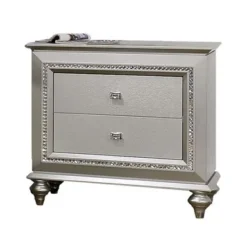 ACME Kaitlyn Nightstand In Champagne - 2-drawer