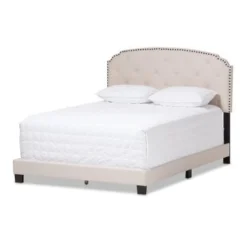 Copper Grove Brentwood Contemporary Fabric Bed - Grey - Queen -Bed Frame Shop 9e2c4c84 c69d 4b97 97d5 02eddd6351ec