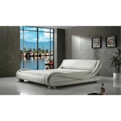Contemporary Upholstered Bed - King - Red -Bed Frame Shop 9e392c37 2982 46cf 8756 23fcf83a0128