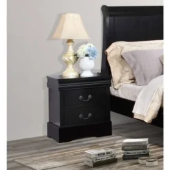 Bella Arlo Nightstand, KD - White - 2-drawer -Bed Frame Shop 9eaa8e87 f597 4762 b293 2d6da643064c