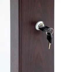 Jewelry Storage Mirror Cabinet Can Be Hung On The Door Or Wall - Brown -Bed Frame Shop 9eb82b72 46f5 4b65 a02d be98017878f3