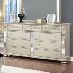 Silver Orchid Bowers Metallic Platinum 9-drawer Dresser - Metallic Platinum - 9-drawer -Bed Frame Shop 9fe3eeac 34d9 4128 9bf8 058b47997ac2