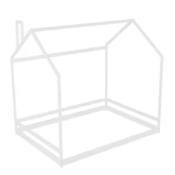 Nestfair Full Size Wooden House Bed - Natural -Bed Frame Shop a004accd b8cb 4a97 bc2e 6561f487f610