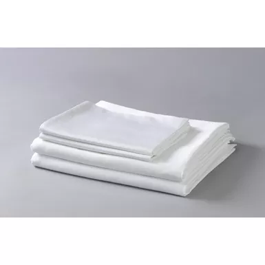 FlexSleep Bamboo Cotton White Sheets Full 4 FlexSleep Bamboo Cotton White Sheets Full - Image 4