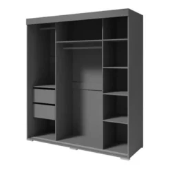 Strick & Bolton Suger 3-door Mirrored Armoire - Wenge -Bed Frame Shop a05ae17c f26d 4bea bc6d 0347b72621f7