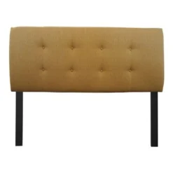 8-button Tufted Candice Fawn Headboard - King