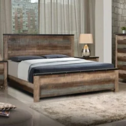 Coaster Furniture Sembene Antique Multi-color Panel Bed - California King