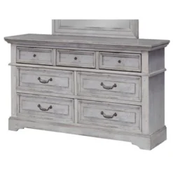 Lakewood Distressed Wood Dresser With Optional Mirror By Greyson Living - Distressed Antique White Dresser Only - 7-drawer -Bed Frame Shop a2374aac 6395 4ec2 9b34 e9ffe0385992